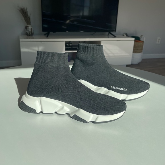 Balenciaga Women’s Speed Knit High Top Sneaker. - Picture 1 of 4